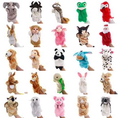 Hand Puppet Doll Kindergarten Story Props Family Plush Toy