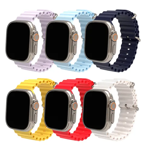 Nouveau Style Silicone Double Boucle Sangle  Montre