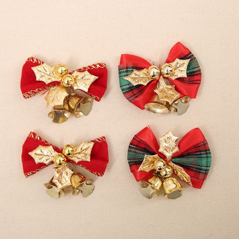 Christmas Fashion Bow Knot Bell Cloth Party Decorative Props