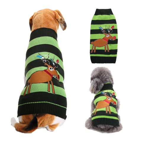 Simple Style Acrylic Color Block Pet Clothing