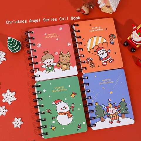 Cute Mini-portable Student Christmas High Quality Paper Coil Notebook