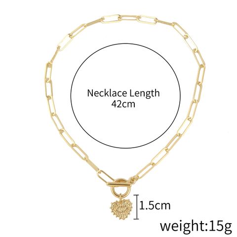 Fashion Devil's Eye Heart Shape Alloy Plating Artificial Rhinestones Women's Pendant Necklace