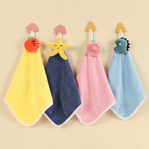 Cute Cartoon Coral Fleece Towels