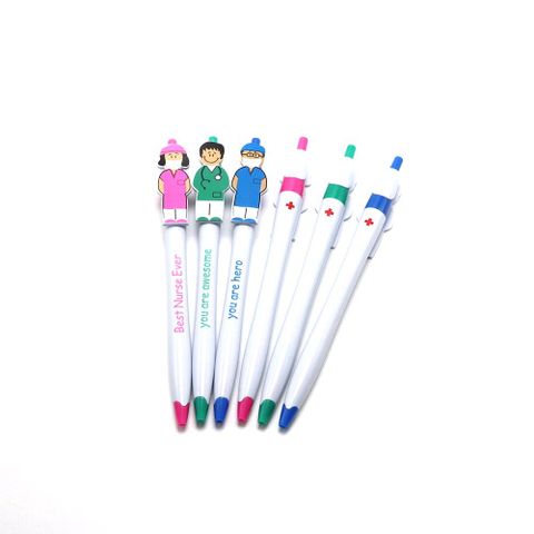 Cartoon Cute Doctor Nurse Shape Creative Ballpoint Pen 1pcs