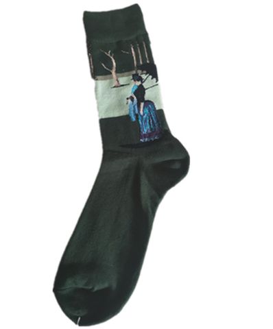 Unisex Fashion Human Cotton Jacquard Ankle Socks