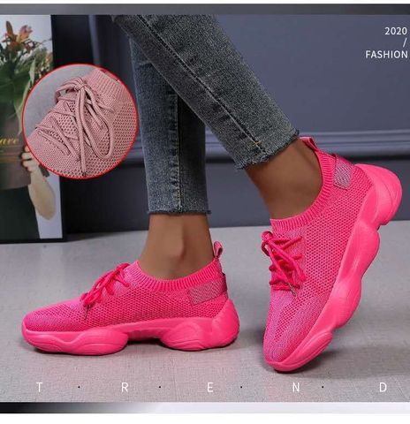 Women's Casual Solid Color Point Toe Sneakers
