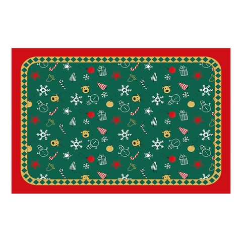 Christmas Cute Christmas Cartoon Pvc Party Placemat