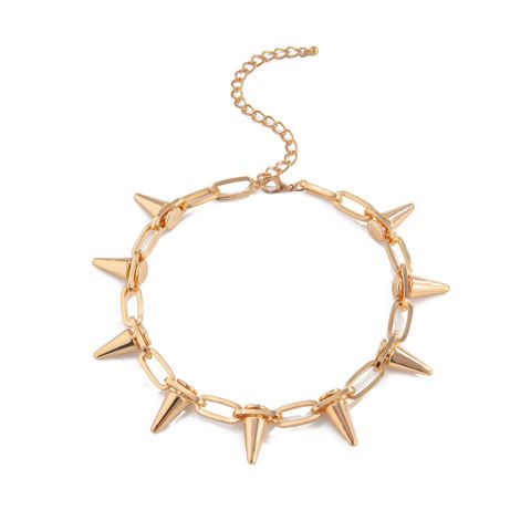 Punk Geometric Alloy Plating Unisex Necklace