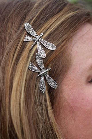 Fashion Dragonfly Zinc Alloy Hair Clip 1 Piece