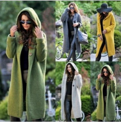 Women's Coat Sweater Long Sleeve Sweaters & Cardigans Braid Casual Fashion Solid Color