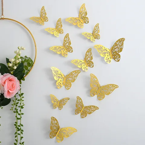 Cute Butterfly Paper Wall Sticker