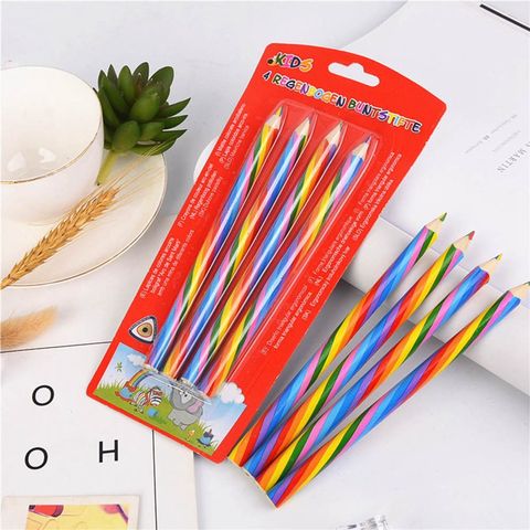 Creative Cute Rainbow Children's Stationery For-colored Pencil Student Bulk