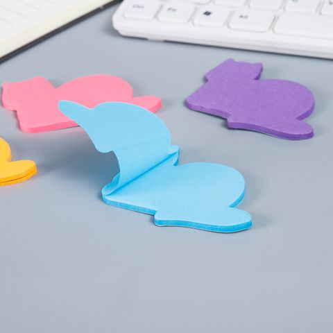 Cute Cartoon Cat-shaped Sticky Notes Office Note Paper Wholesale