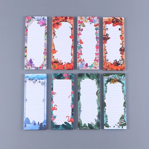 Multi -style Cute Refrigerator Magnets Notes Sticker Notebook