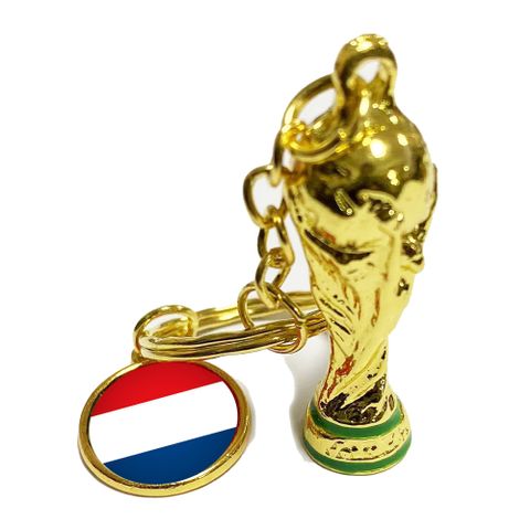 Moda Bandera Nacional Metal Unisexo Copa Mundial De Fútbol 1 Pieza