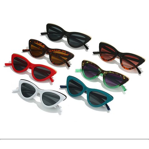 Fashion Geometric Pc Cat Eye Full Frame Women's Sunglasses