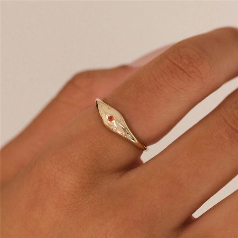 Fashion Star Sterling Silver Inlay Zircon Rings 1 Piece
