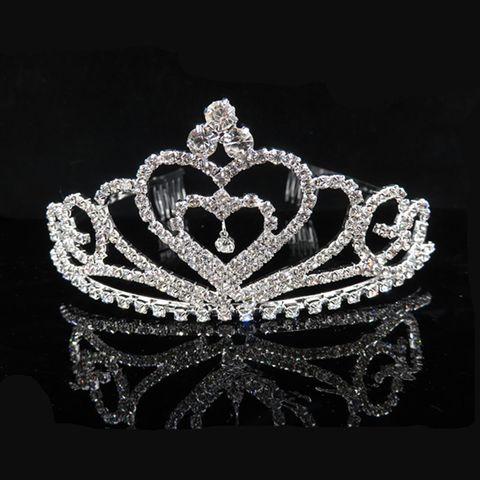 Princess Crown Rhinestone Copper Crown 1 Piece