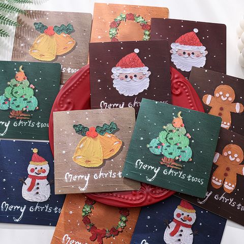 Cute Creative Thank You Greeting Card With Envelope Christmas Gift Mini Card