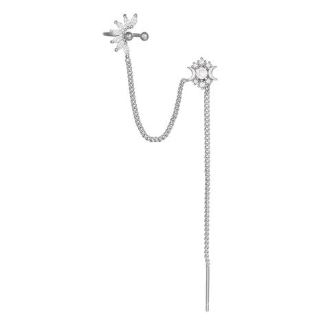 Fashion Water Droplets Brass Earrings Tassel Copper Earrings
