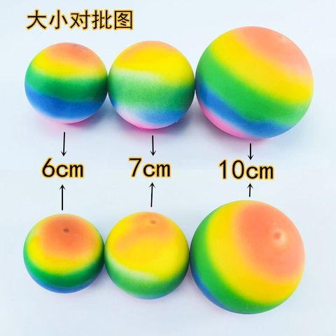 Stress Relief Rainbow Squeezing Toy Reduction Toy Squeeze Ball