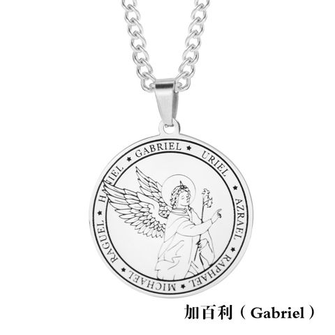 Fashion Angel Stainless Steel Titanium Steel Plating Necklace
