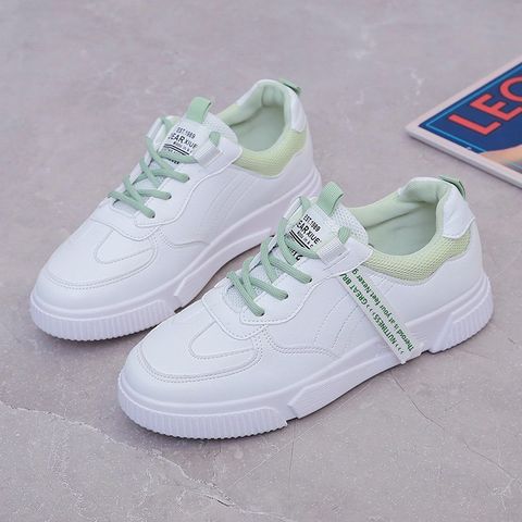 Women's Casual Color Block Round Toe Sports Shoes