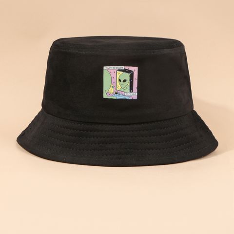 Unisex Fashion Alien Bucket Hat