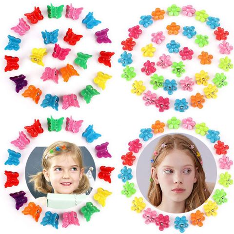 Kid's Simple Style Butterfly Plastic Handmade Hair Claws