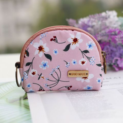 Women's Cartoon Canvas Zipper Coin Purses