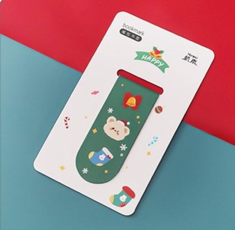 Cartoon Christmas Magnetic Personality Exquisite Creative Student Bookmarks