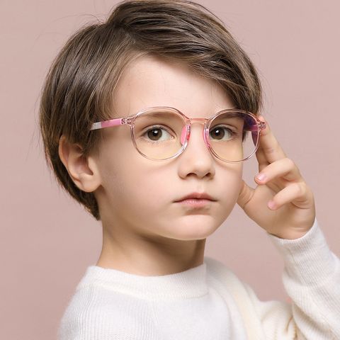 Gafas Ópticas De Marco Completo Con Marco Redondo Ac De Color De Moda
