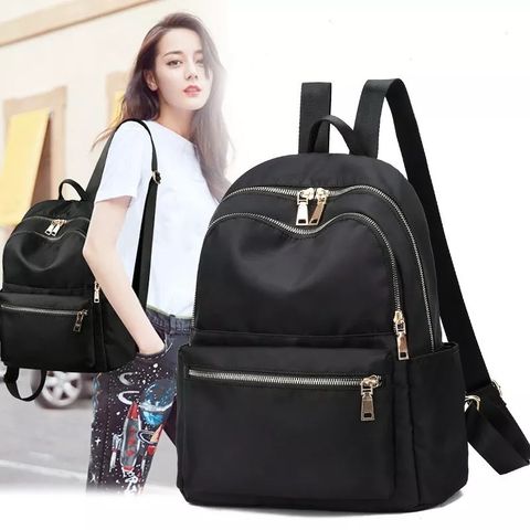 Women's Backpack 2022 New Fashion All-match Waterproof Oxford Cloth Lightweight Simple Large Capacity Casual Backpack
