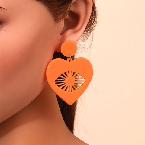 Fashion Cross Arylic Polishing Women's Ear Studs 1 Pair