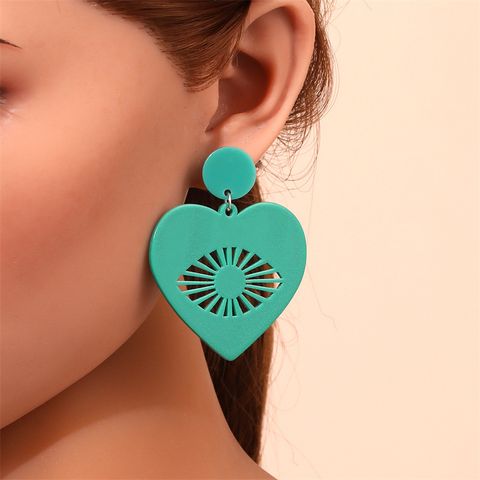 Fashion Cross Arylic Polishing Women's Ear Studs 1 Pair