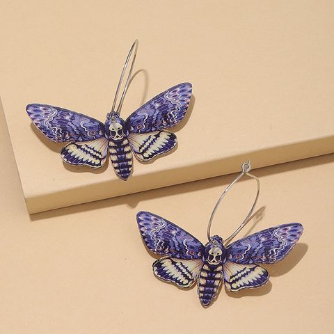 Fashion Butterfly Arylic Alloy Women's Earrings 1 Pair