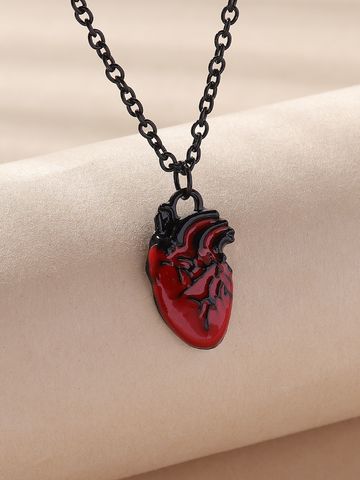 Fashion Heart Resin Women's Pendant Necklace