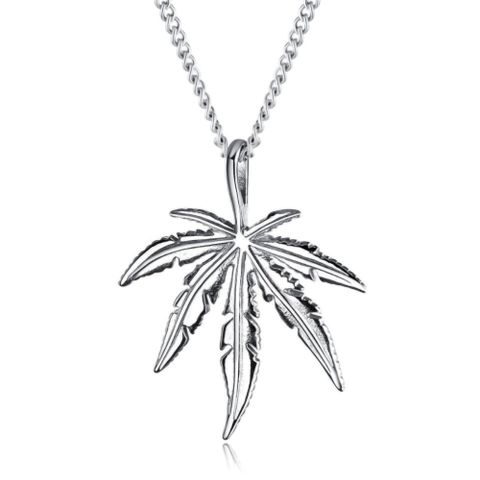 Fashion Maple Leaf Alloy Plating Unisex Pendant Necklace 1 Piece