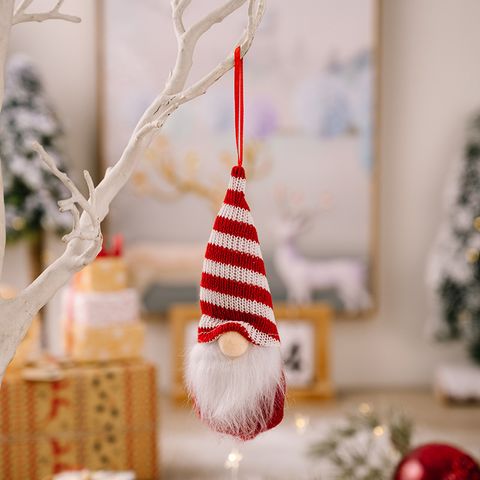 Christmas Fashion Christmas Hat Doll Cloth Acrylic Party Hanging Ornaments 1 Piece