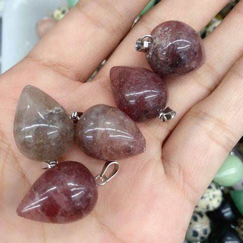 1 Piece Natural Amethyst Water Droplets