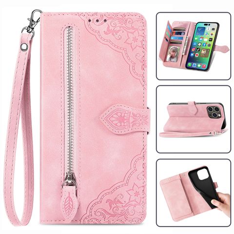Fashion Flower Tpu Pu Leather  Millet   Phone Accessories