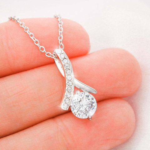 Fashion Solid Color Alloy Plating Inlay Rhinestones Women's Pendant Necklace 1 Piece