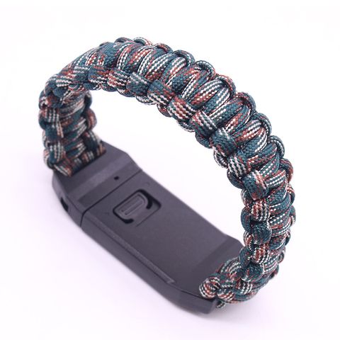 Sports Geometric Stainless Steel Nylon Knitting Unisex Bracelets
