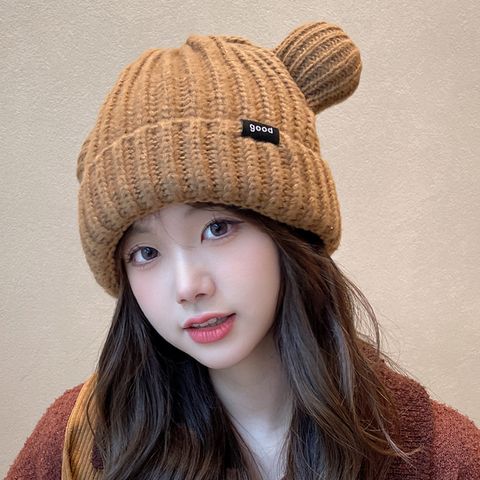 Mujeres Lindo Oso Prensado Gorro De Lana