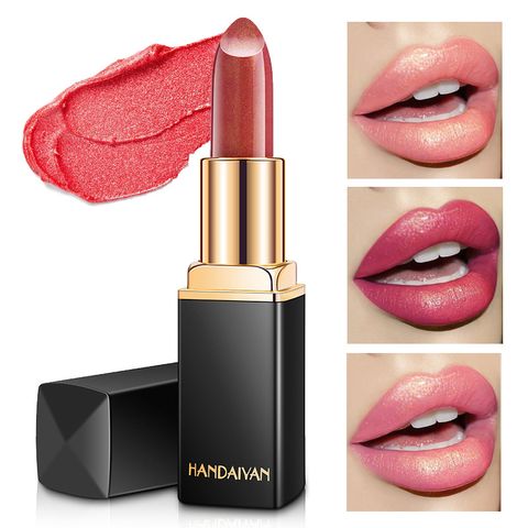 New Style Shiny Metal Pearlescent Color-changing Gilding Lipstick