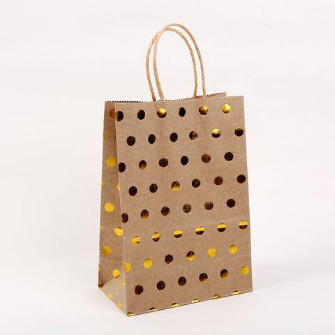 Simple Style Polka Dots Kraft Paper Daily Gift Wrapping Supplies