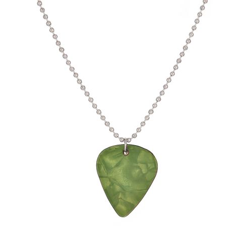 Simple Style Heart Shape Arylic Alloy Women's Pendant Necklace 1 Piece