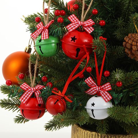 Christmas Cute Bell Metal Iron Party