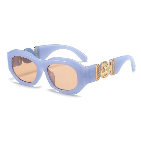 Fashion Round Pc Oval Frame Full Frame Women's Sunglasses
