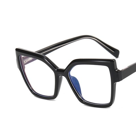 Fashion Color Block Ac Cat Eye Full Frame Optical Glasses